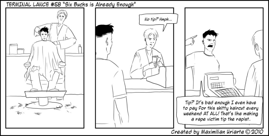Terminal Lance #58 “Six Bucks is Already Enough”