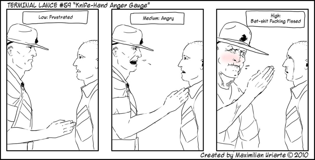 Terminal Lance #59 “Knife-Hand Anger Gauge”