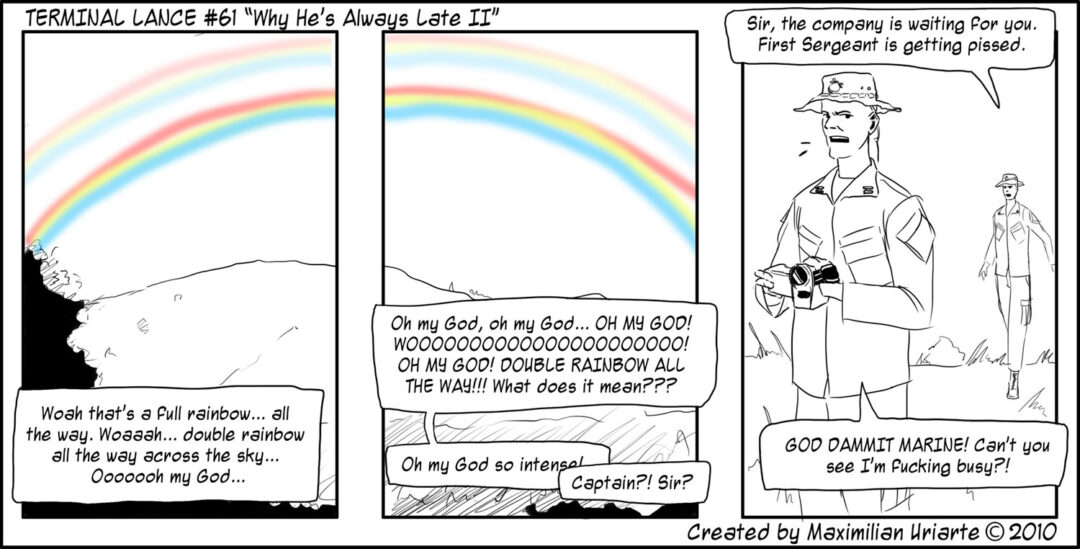 Terminal Lance #61 “Why He’s Always Late II”