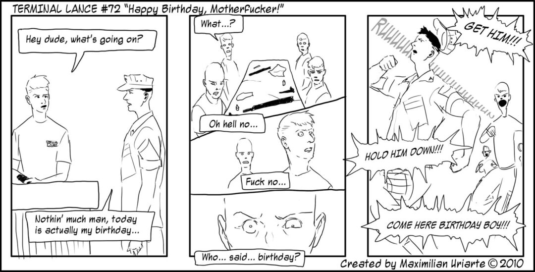 Terminal Lance #72 “Happy Birthday, Motherfucker!”