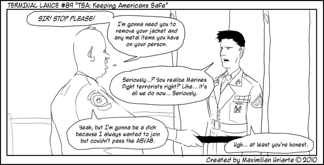 Terminal Lance #89 “TSA: Keeping America Safe”
