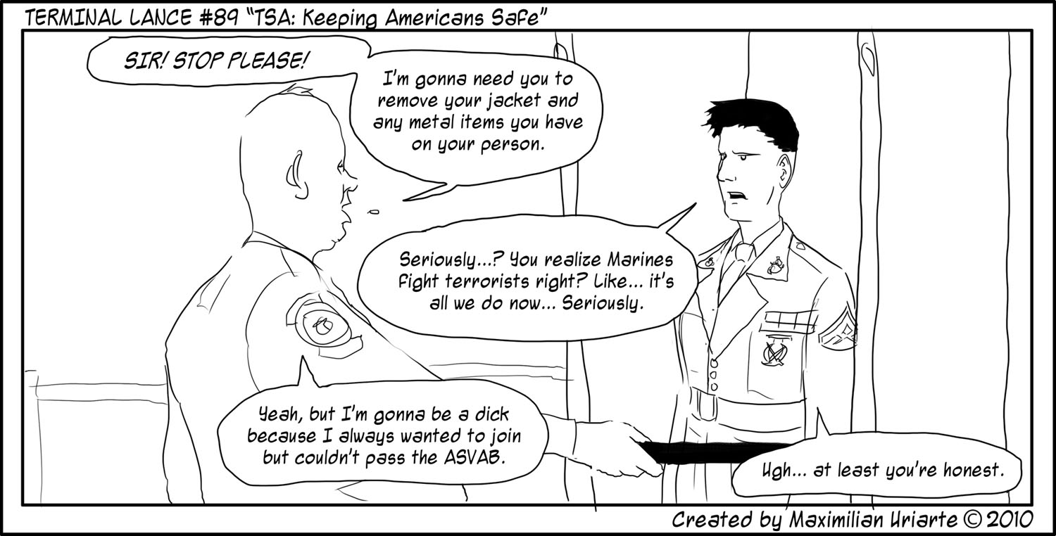 Terminal Lance #89 “TSA: Keeping America Safe”