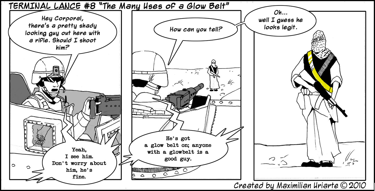 Terminal Lance #8 “The Many Uses of a Glow Belt”