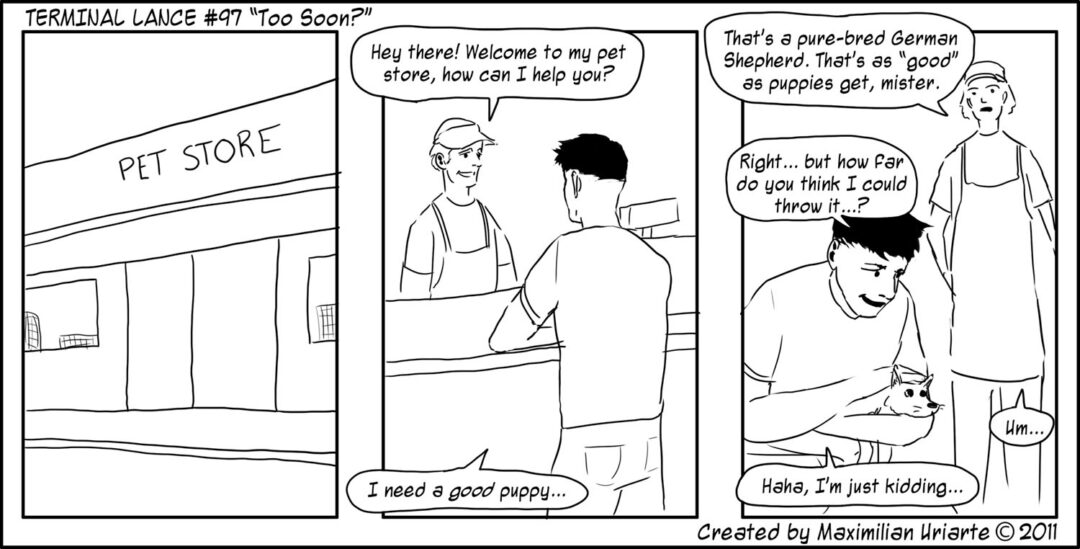 Terminal Lance #97 “Too Soon?”