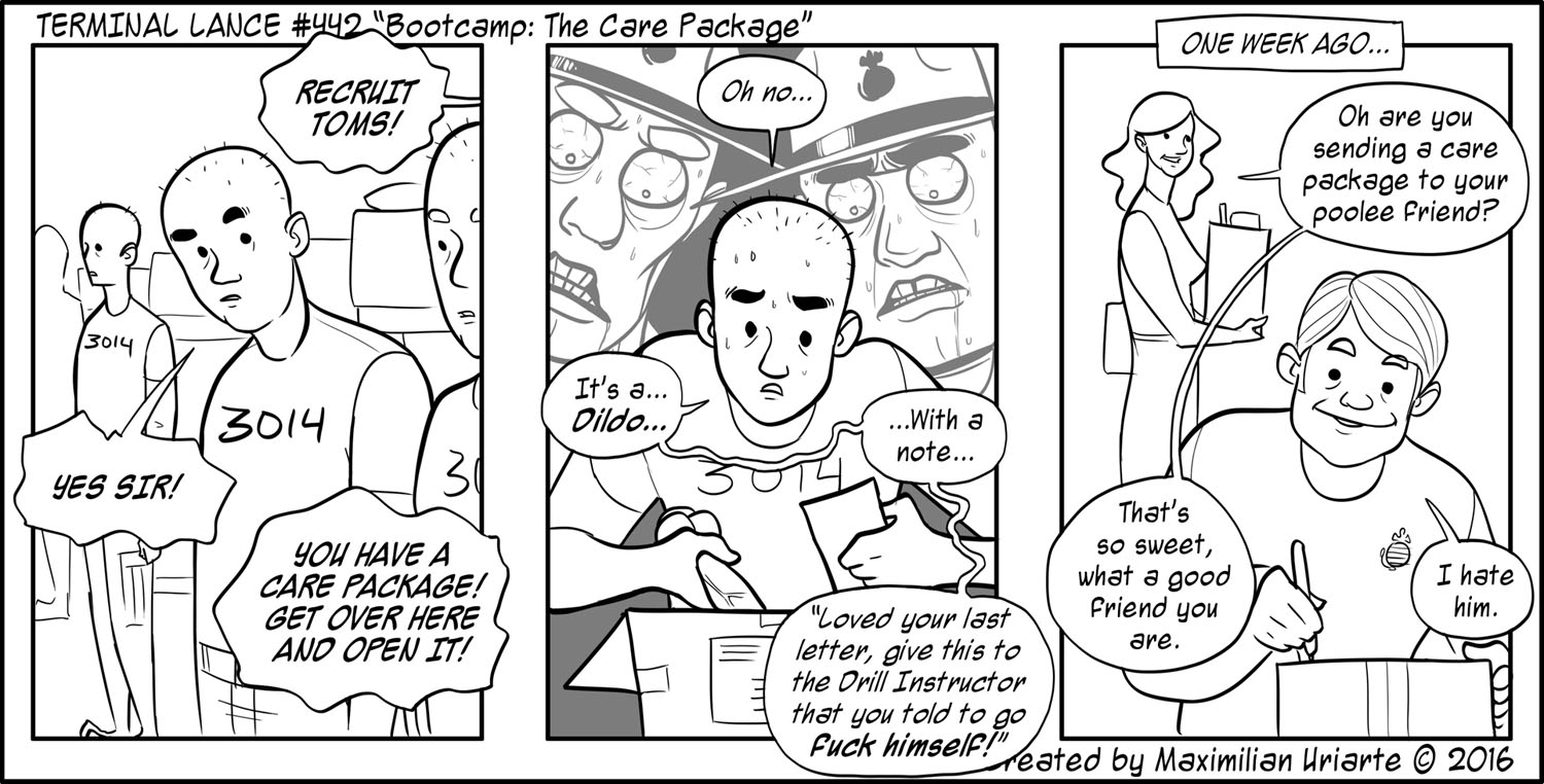 Terminal Lance #442 “Bootcamp: The Care Package”