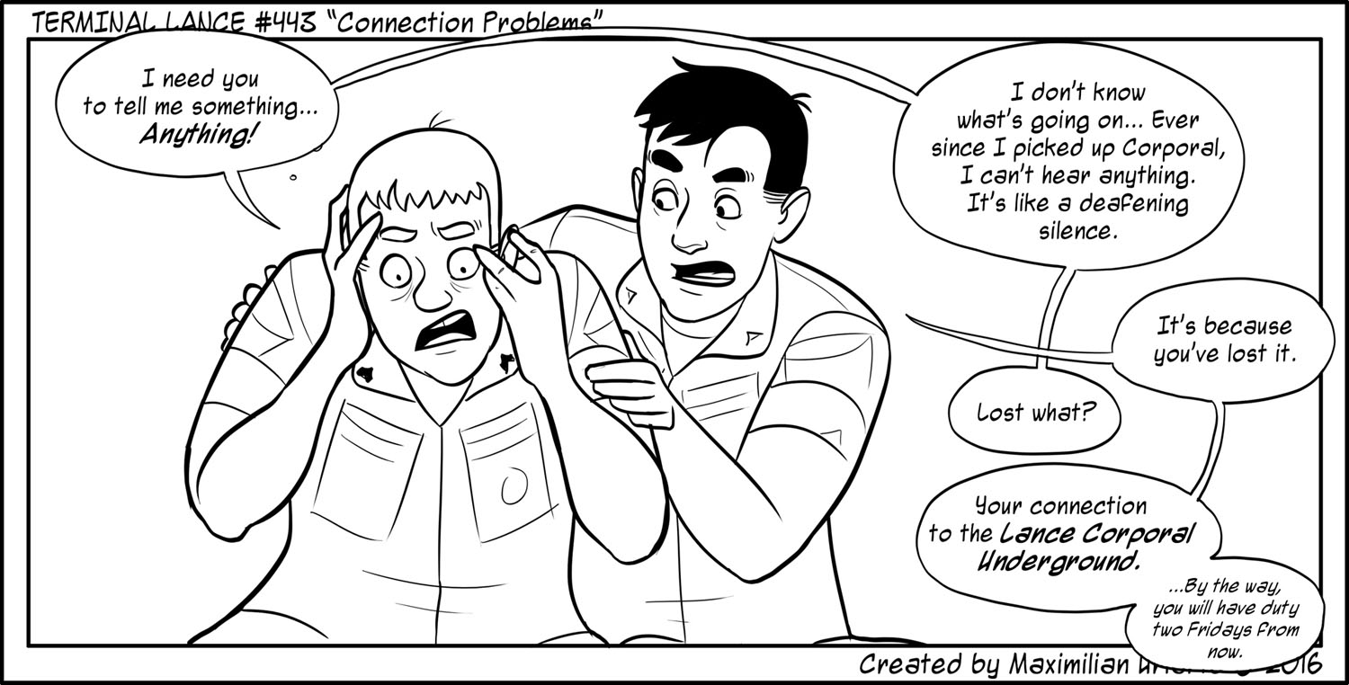 Terminal Lance #443 “Connection Problems”