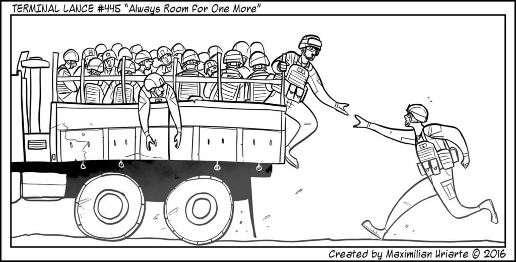 Terminal Lance #445 “Always Room for One More”