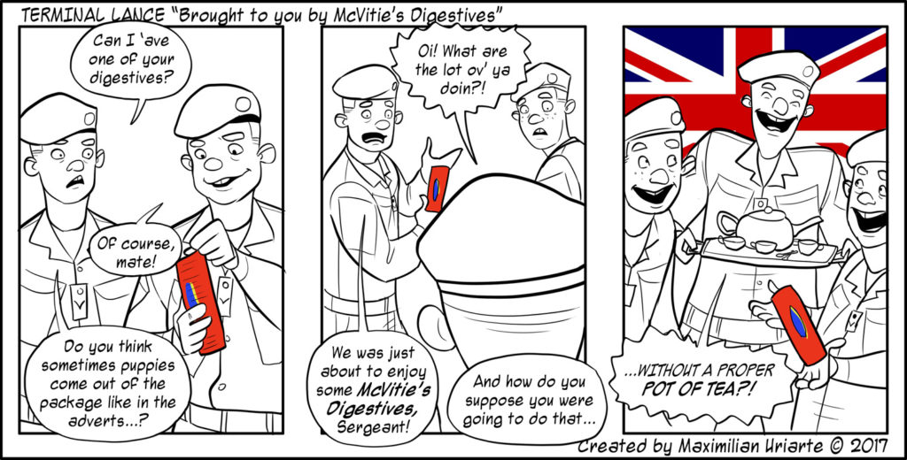 Terminal Lance “Brought to you by McVitie’s Digestives”