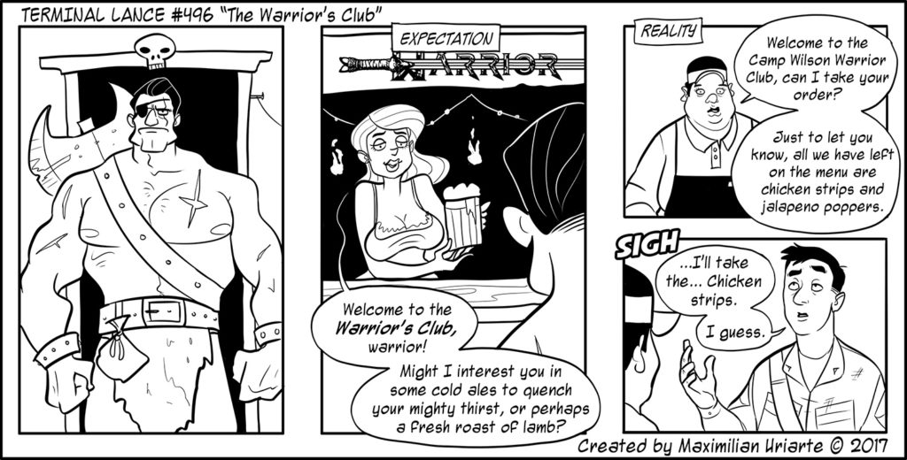 Terminal Lance #496 “The Warrior’s Club”