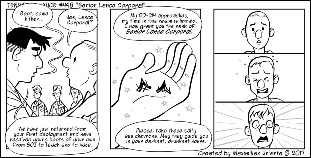 Terminal Lance #498 “Senior Lance Corporal”