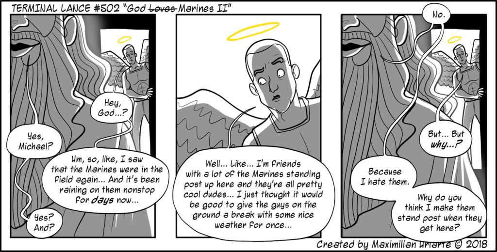 Terminal Lance #502 “God Loves Marines II”