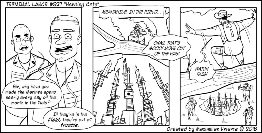 Terminal Lance #527 “Herding Cats”