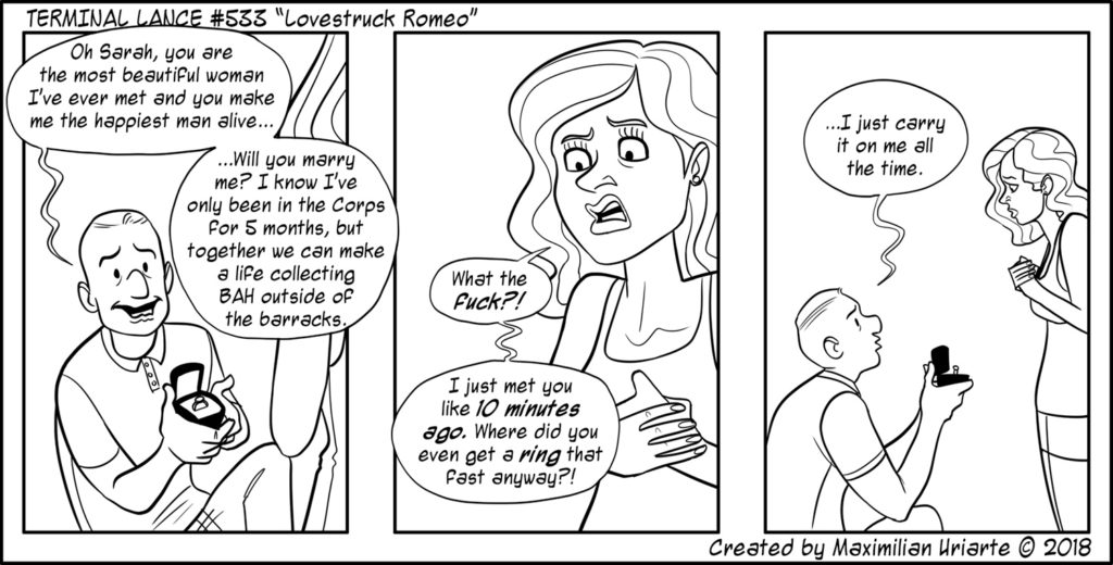 Terminal Lance #533 “Lovestruck Romeo”