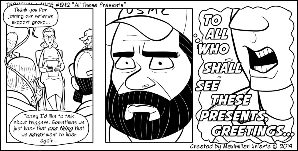 Terminal Lance #542 “All These Presents”