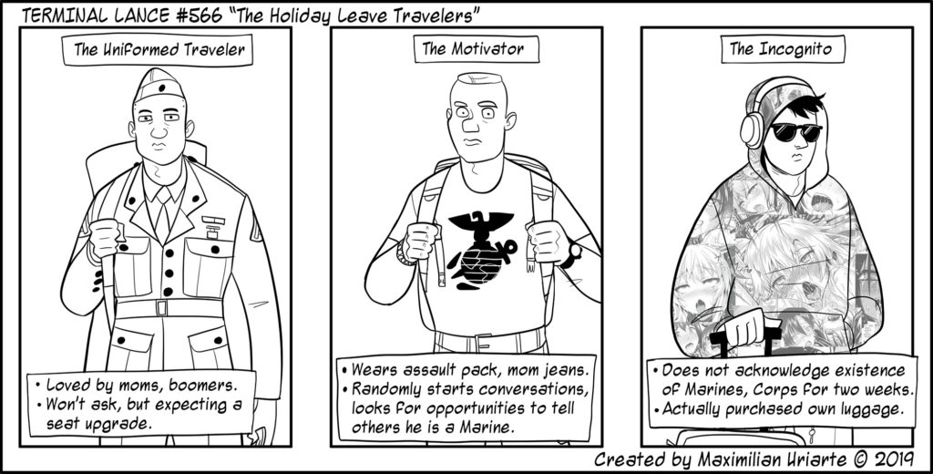 Terminal Lance #566 “The Holiday Leave Travelers”