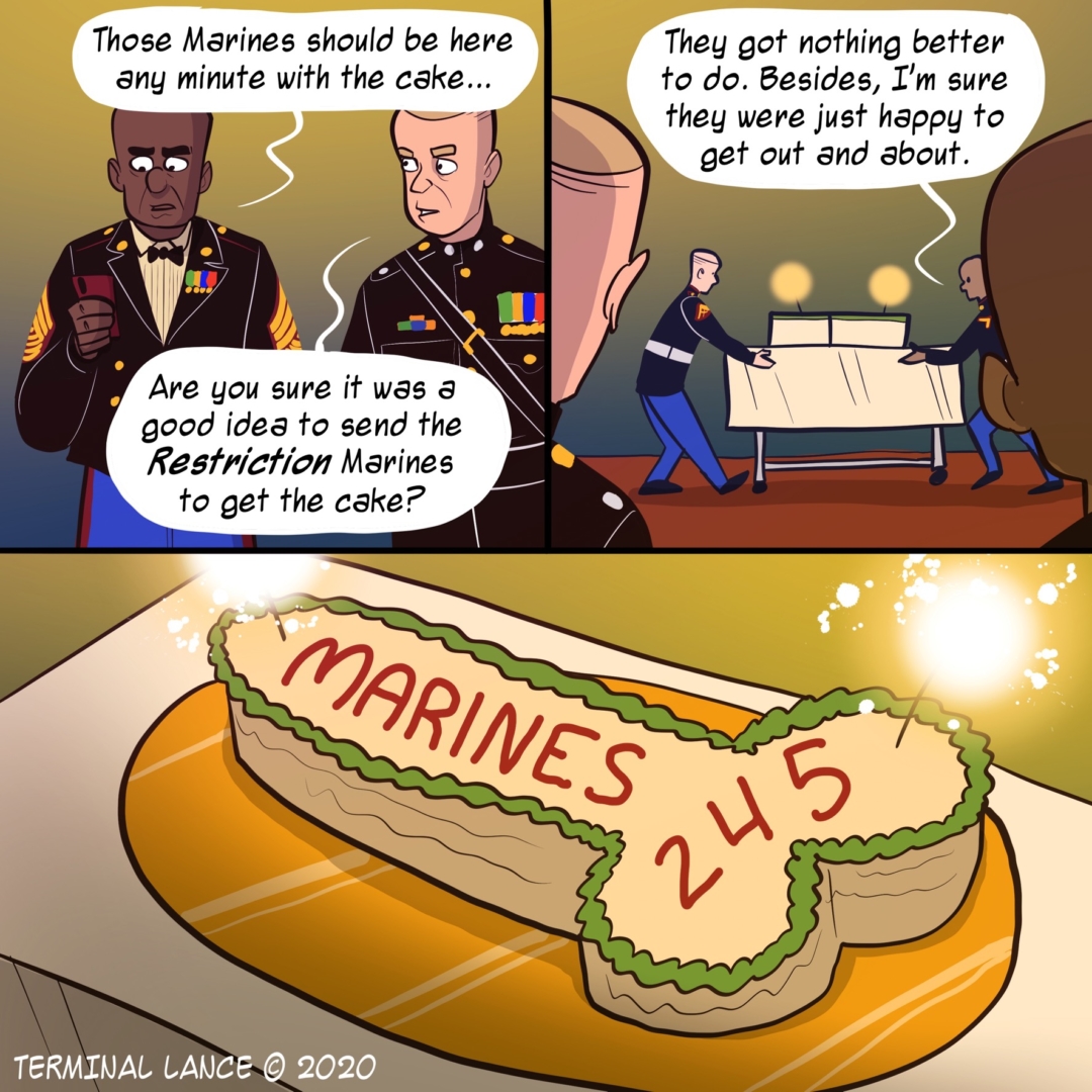 Terminal Lance “Happy 245th Birthday, Marines!”